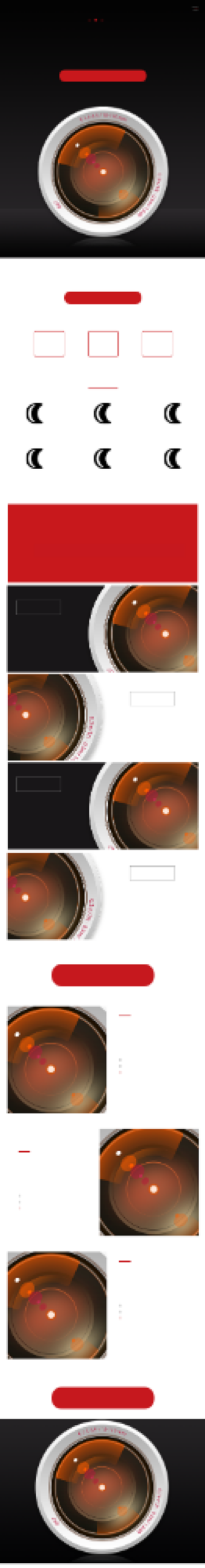 手机镜头详情页电商时尚简约大气黑色背景
