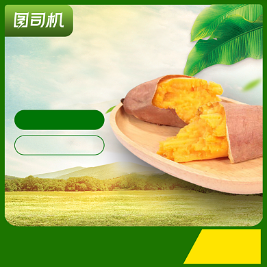 食品红薯马铃薯地瓜主图背景