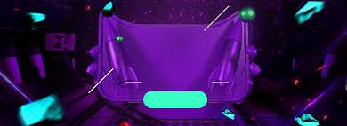 造物节紫色炫彩酷炫淘宝电商banner背景