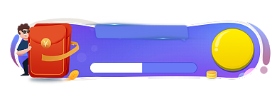 插画跨年瓜分现金大红包胶囊手绘卡通背景