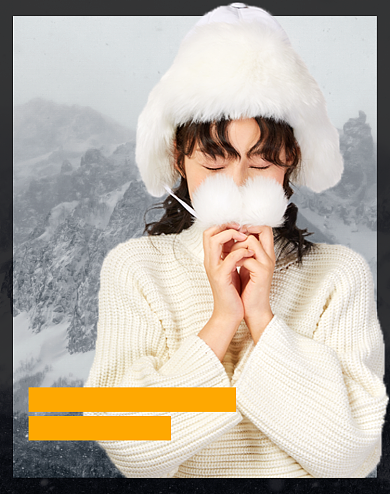 时尚冬上新保暖毛衣海报背景