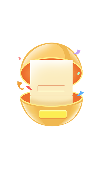 金蛋创意优惠券弹窗背景