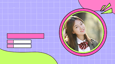 爆款直播清新手绘卡通手机横图背景