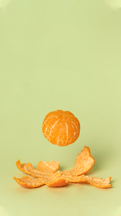 趣味橘子创意手机壁纸背景