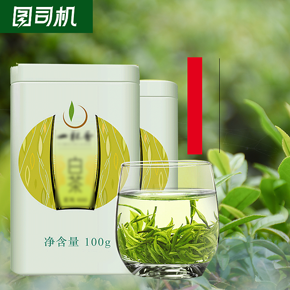 绿茶健康背景