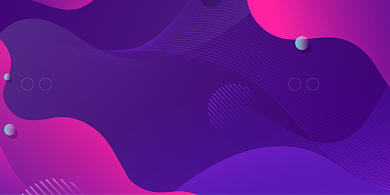 2021梦想绽放迎新年会紫色展板背景