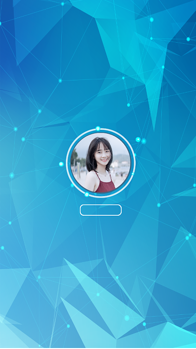 创意简约蓝色几何团队讲师聊天背景图背景
