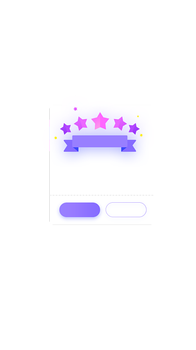 简约卡通评价标签弹窗广告背景