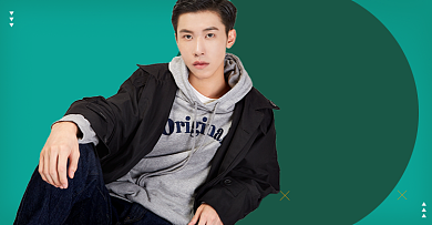 双十二男装棉服促销海报上新折扣背景