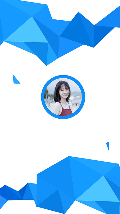 创意简约蓝色多边形讲师团队聊天背景图背景