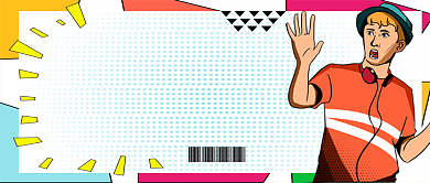 波普风即将进入2021年公众号首图背景