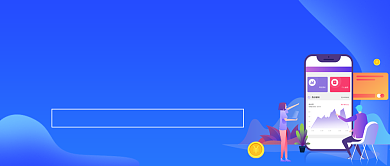 基金排行榜蓝色渐变公众号首图背景