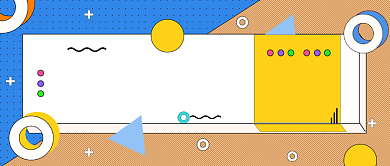 几何彩色冬季训练营微信首图背景