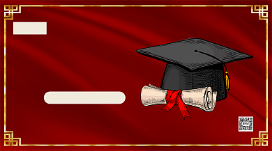 高考喜报手机横版海报背景