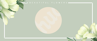 小清新文艺鲜花主题公众号首图背景