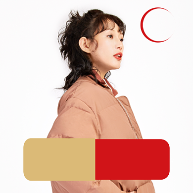 女装冬季羽绒服淘宝主图直通车模板背景