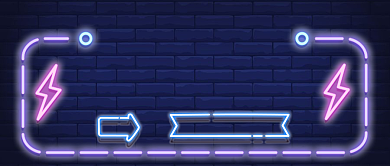 渐变时尚荧光万圣节促销公众号封面背景