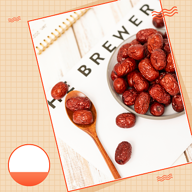 冬季养生红枣上新促销时尚简约主图背景