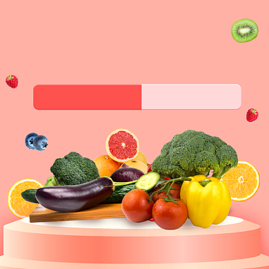 新鲜果蔬生鲜水果蔬菜促销电商主图背景