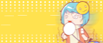 大暑传统节气趣味卡通公众号首图背景