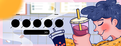 奶茶外卖美团店招图背景