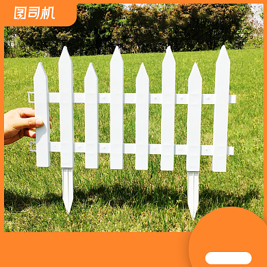 简约时尚清新园林栅栏主图背景