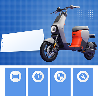 持久马力电动车功能展示主图背景