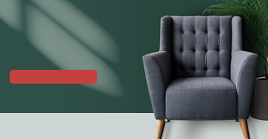 单人沙发家居家具家装节促销海报背景