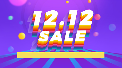 双十二活动促销公众号首图背景