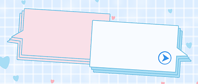 引导点击通用创意卡通公众号首图背景