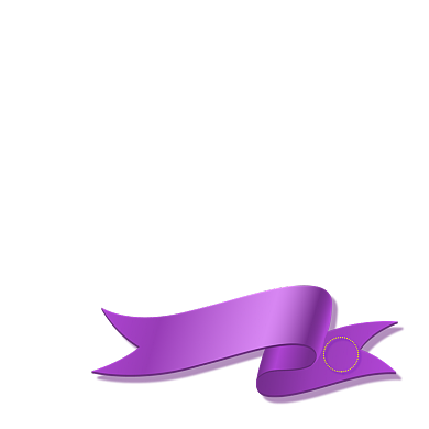 紫色丝带活动卡通优惠券背景