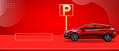 车位开盘红色大气公众号首图背景