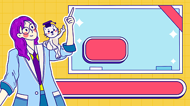 教师资格证面试课程封面背景