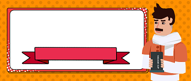 中年人的焦虑手绘卡通公众号首图背景