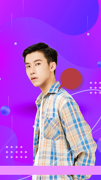 八三男人节宣传促销男装手机海报背景