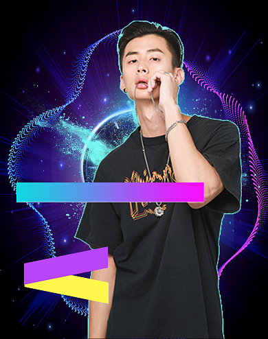 创意双节中秋国庆特惠男装活动海报背景