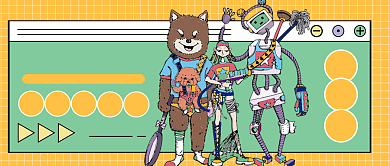 潮流周边满足你的热爱公众号首图背景