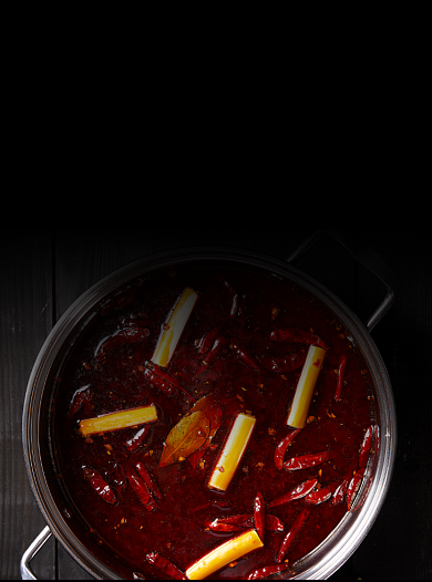 火锅促销书法大气宣传单背景