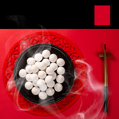 汤圆元宵节日食品淘宝主图直通车模板背景