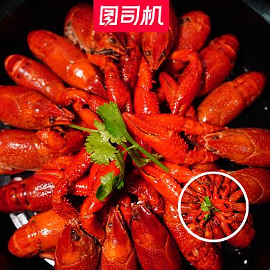 夏季促销麻辣小龙虾主图直通车食品美味背景