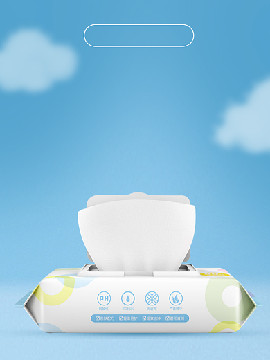 纯棉抽纸湿巾纸巾直通车主图背景