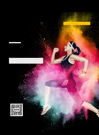 校园运动会比赛活动印刷海报背景