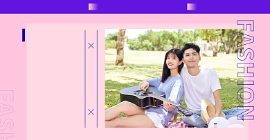 中秋国庆女装淘宝电商横版图背景