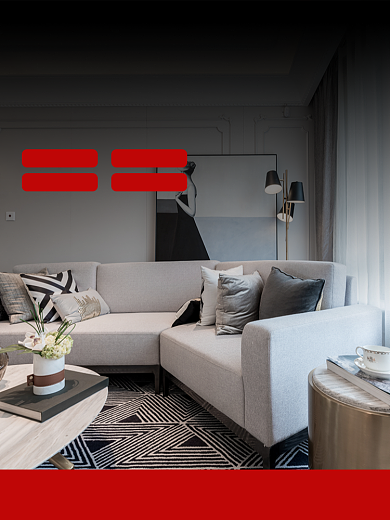 客厅装修家具沙发组合主图背景