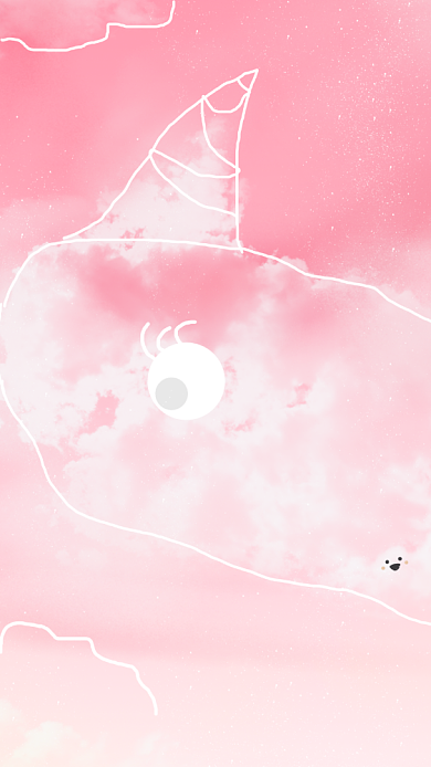 粉色怪兽云朵浪漫ins少女手机壁纸背景