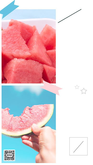 简约清新风拼图日签海报背景