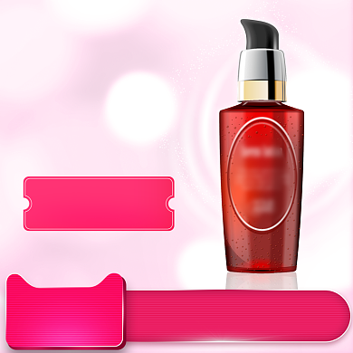 七夕情人节粉色化妆品天猫电商活动促销主图背景