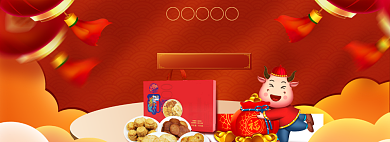 年货抢先购狂欢大促海报背景