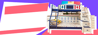 淘宝造物节母婴宝宝床电商淘宝banner图背景