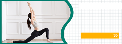 新势力周暑期瑜伽用品banner背景